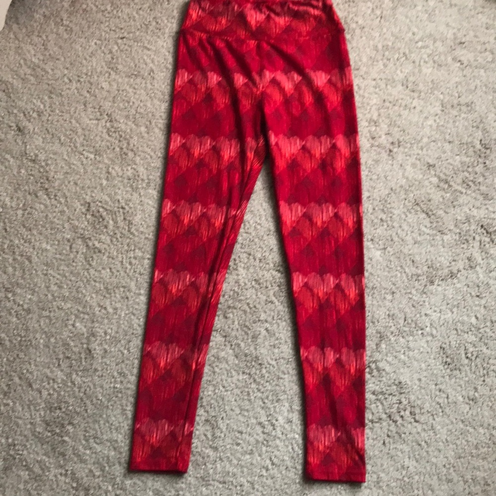 Red lu la roe leggings